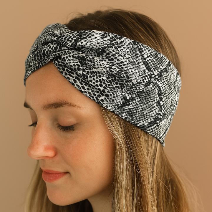 Produktbild Avizar Haarband mit animalischem Python-Muster Cléo