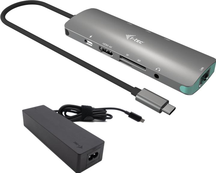Produktbild i-tec NANO LAN DOCK + P/S 100W (USB-C, 5 Ports)
