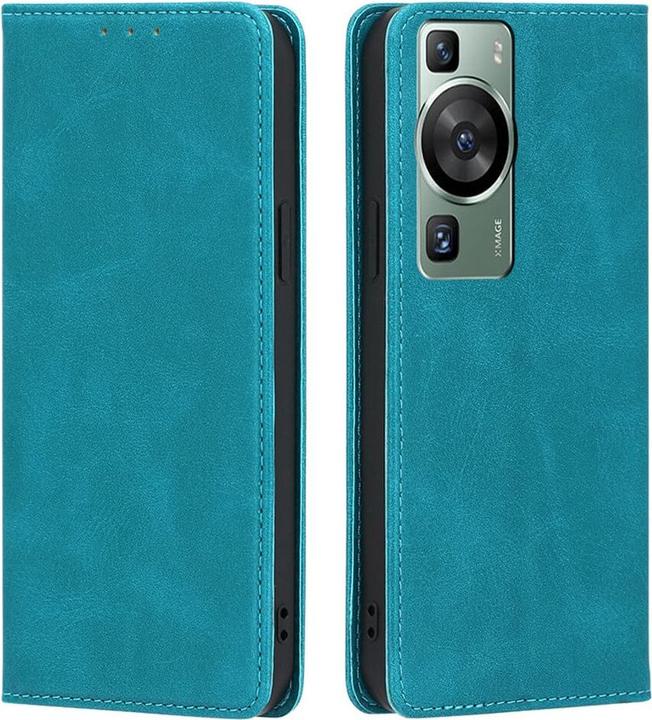 Produktbild Cover-Discount Huawei P60 / P60 Pro - Stand Flip Case Hülle hellblau