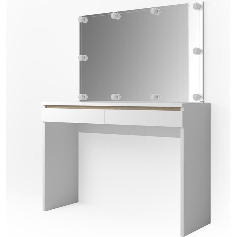Vicco, Schminktisch, Emma mit Beleuchtung (120 x 42 x 83 cm)