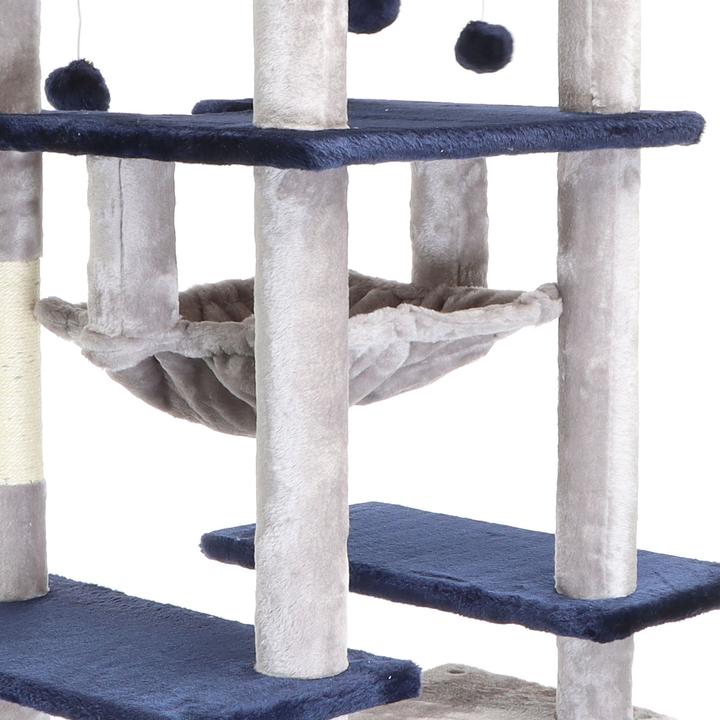 Immagine prodotto Fudajo Graffiatoio (134 cm, Grigio chiaro)