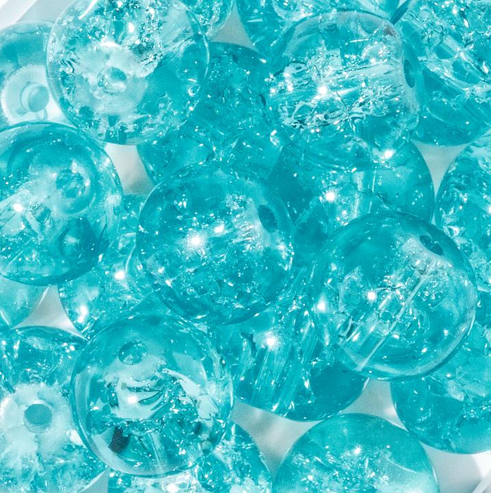 Immagine prodotto Hobby & Crafting Fun Perline glitterate, Ø 8 mm, 20 pezzi