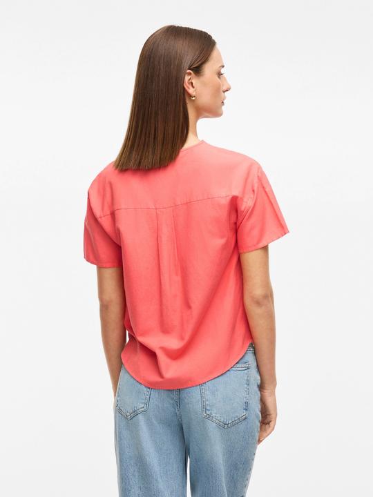 Actual product image Vila V-Ausschnitt Oberteil mit kurzen Ärmeln (40)