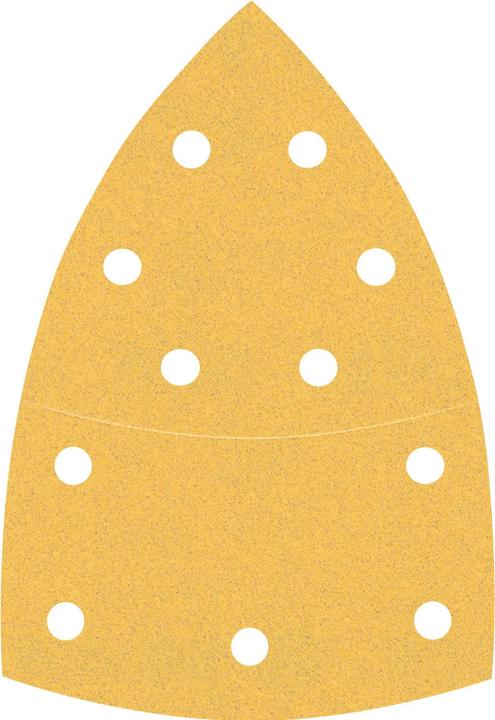 Actual product image Bosch Professional Zubehör EXPERT C470 Sandpaper with 11 holes for multi-sander, 102 x 62 mm, 93 mm, G 120, 10-pcs. (120)