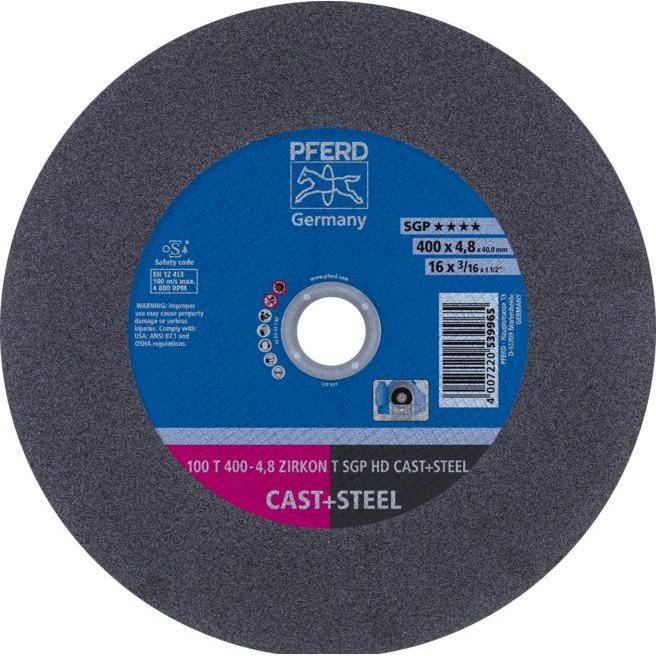 Pferd, Schleifmittel, Trennscheibe 100 T 400-4.8 ZA 24 T SG-HD/40.0 VPE: 10