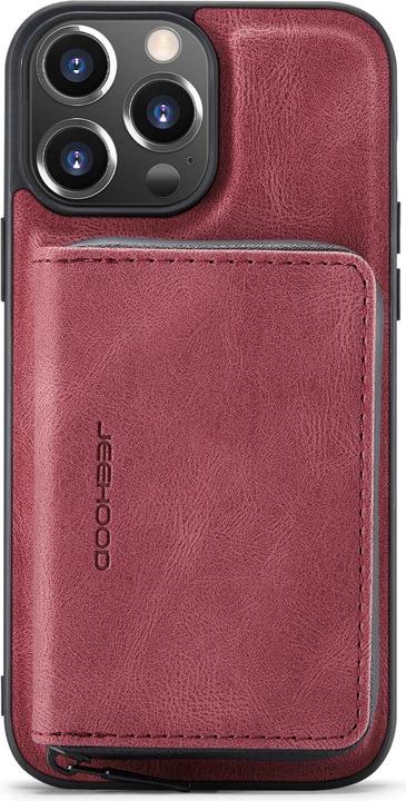 Produktbild Cover-Discount iPhone 14 Pro - Hülle mit Kreditkarten Etui rot (Apple iPhone 14 Pro)
