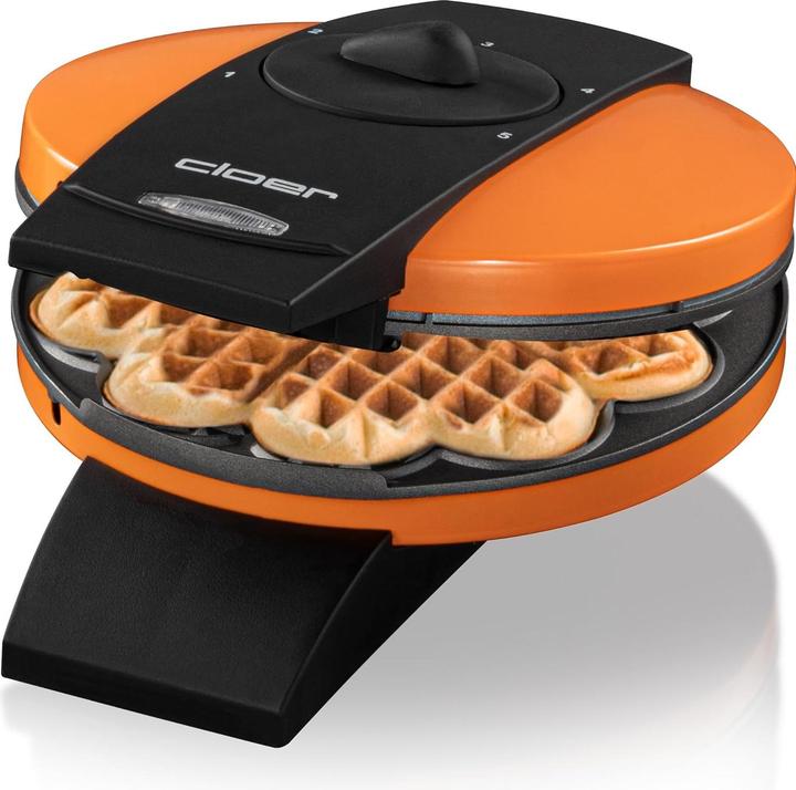 Cloer Waffle iron 1627-15 orange