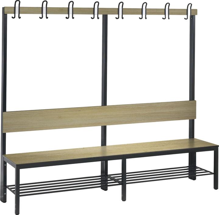 Produktbild C+P Garderobenbank BASIC PLUS, einseitig (40.70 cm, 165 cm)