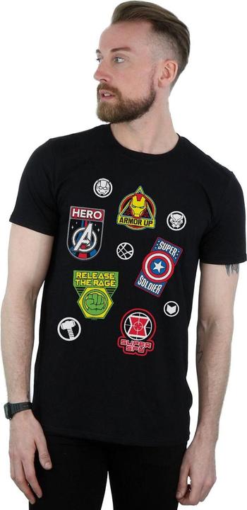 Produktbild Avengers Hero Badges TShirt (4XL)