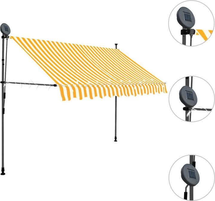 Immagine prodotto vidaXL Einziehbare Markise (1.20 m)