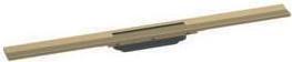 Actual product image hansgrohe HG shower channel RainDrain Flex kb. free installation 800mm brushed bronze (800 mm)
