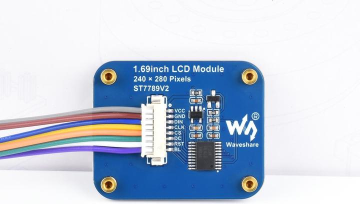 Actual product image WaveShare 240x280 1.69inch LCD Display Module