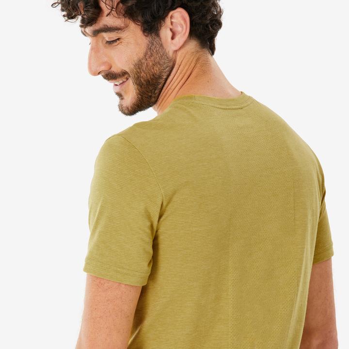 Actual product image Quechua Wandershirt Herren kurzarm - NH500 Fresh khaki (XXL)