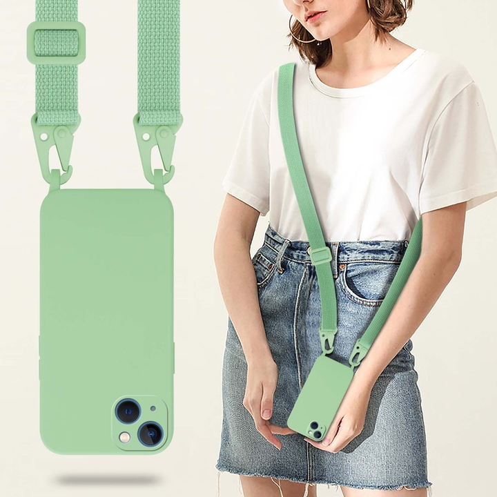 Produktbild Cadorabo TPU Cover Handy Kette Liquid (Apple iPhone 13)