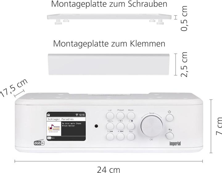 Actual product image Imperial Dabman i460 (DAB+, FM, Web radio, Wi-Fi, Bluetooth)