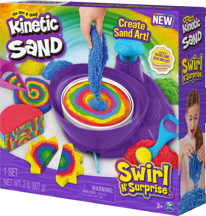 Produktbild Spin Master Kinetic Sand - Swirl N' Surprise (6063828)