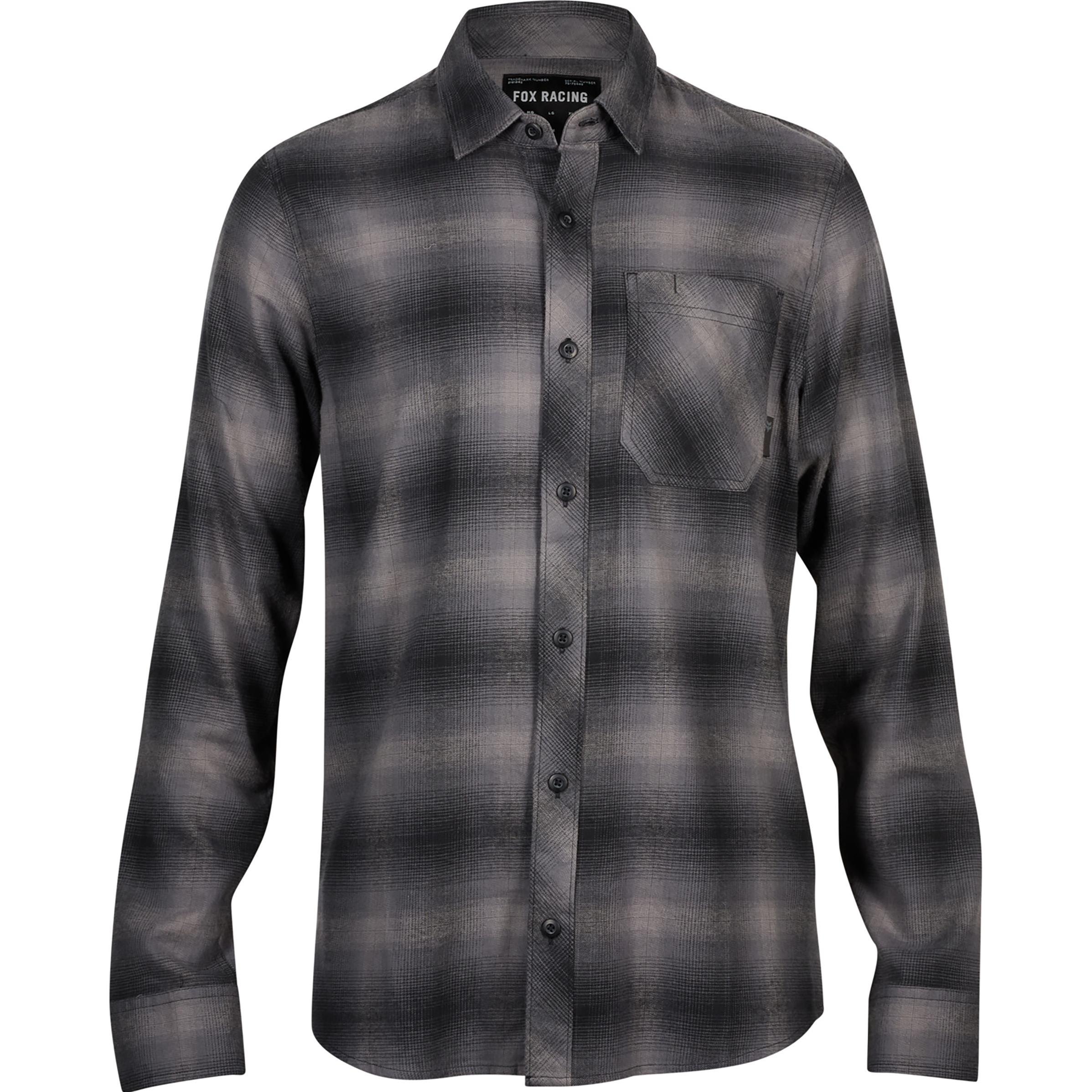 Fox, Herren, Hemd, Woven 23 Survivalist Blk M, Schwarz, (M)