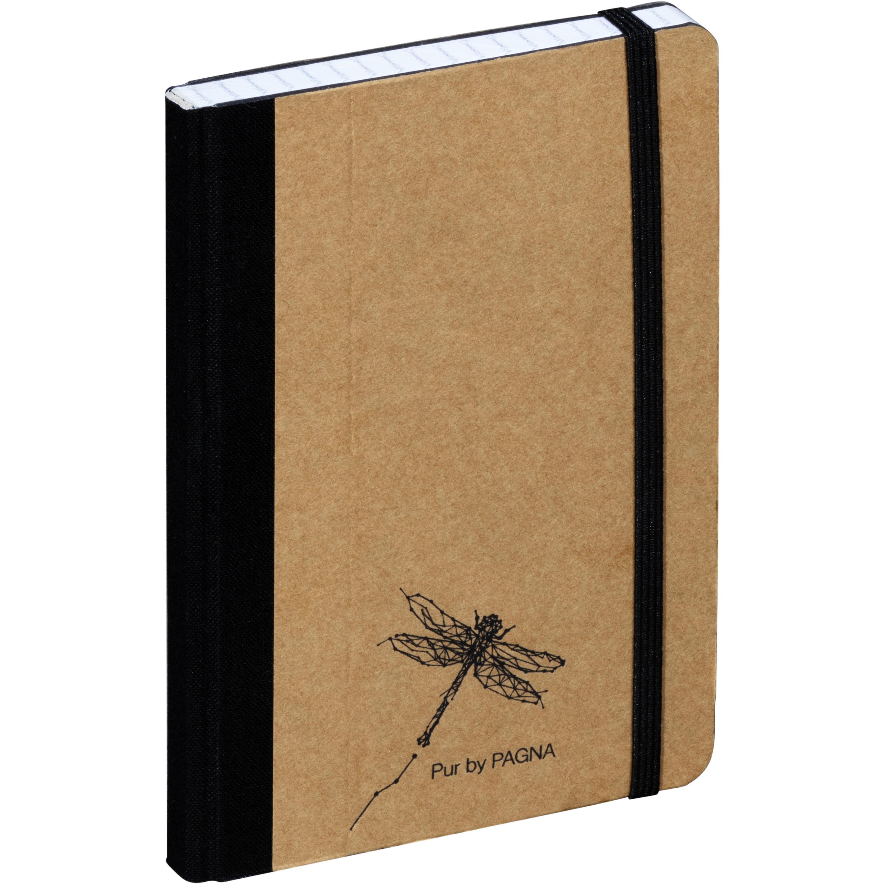 Pagna, Heft + Block, Notizbuch (A6, Kariert, Weicher Einband)