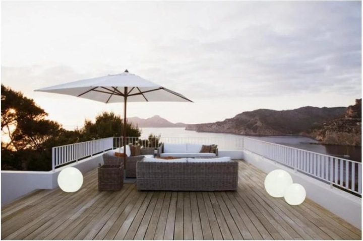 Actual product image Star Trading LED sphere Twilights (IP44)