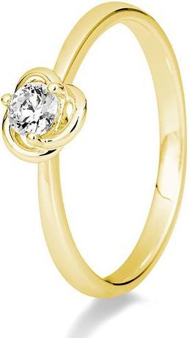 Actual product image Breuning RING - Rose setting with diamond (50, 750/18 K Gold)