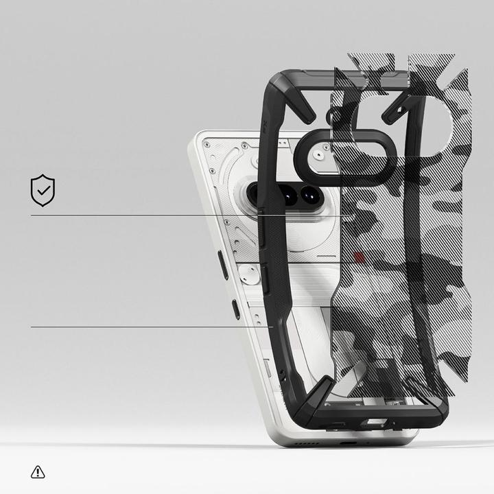 Produktbild Ringke Fusion X Case for Nothing Phone 3A - Clear Grey (Fairphone 3)