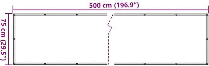 Produktbild vidaXL Sichtschutz (750 cm)
