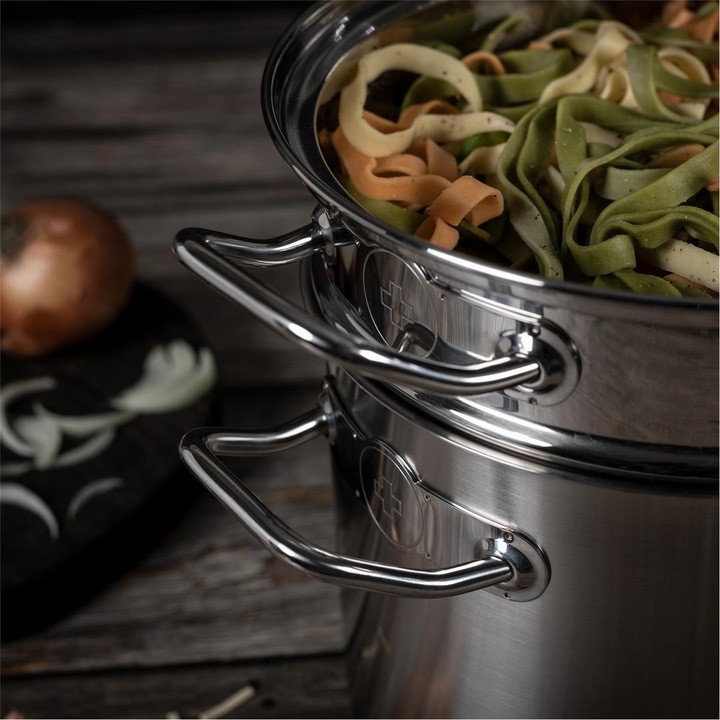 Image du produit Kuhn Rikon Montreux (22 cm, Casserole, Acier inoxydable)