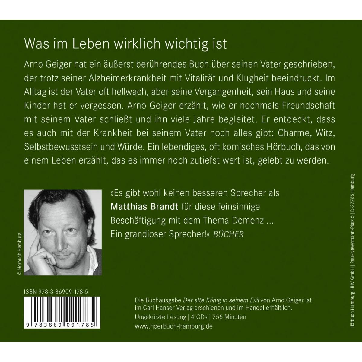 Thumbnail - Der alte König in seinem Exil, Hörbücher von Arno Geiger