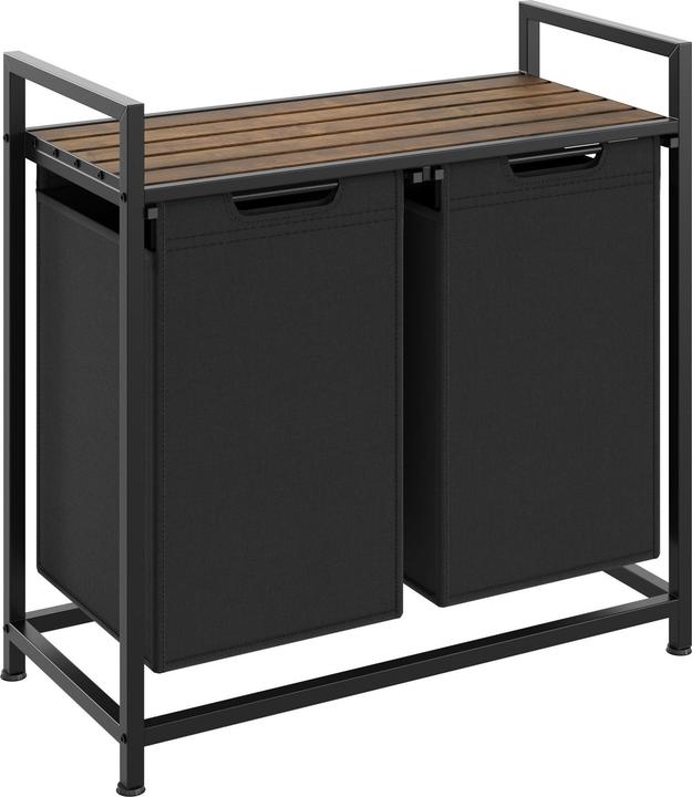 Actual product image tectake Laundry sorter with shelf (46 l)