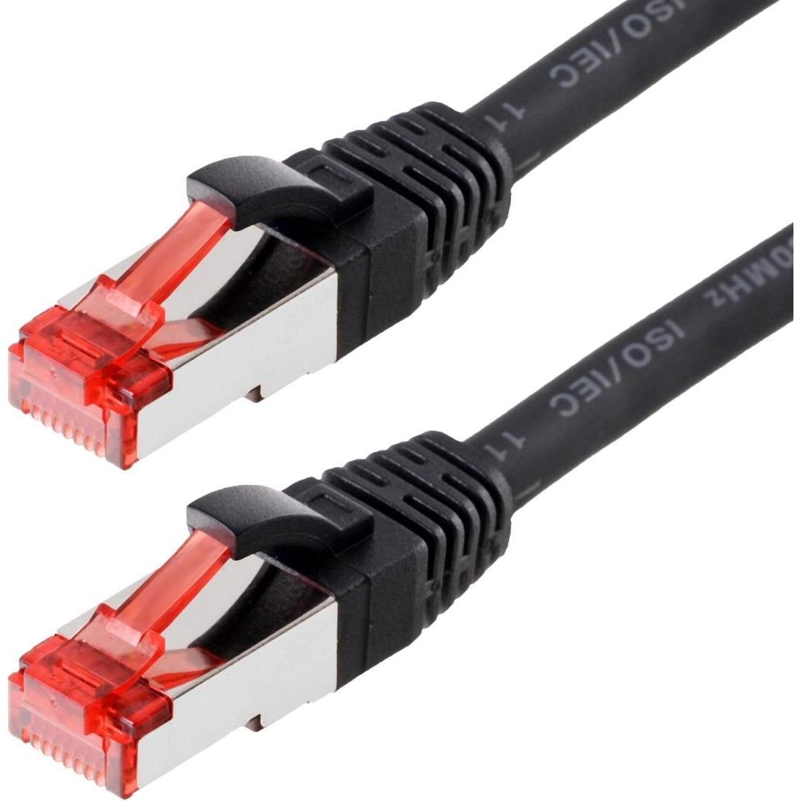 Helos Herweck Patchkabel (SF/UTP, CAT6, 10 m), Netzwerkkabel
