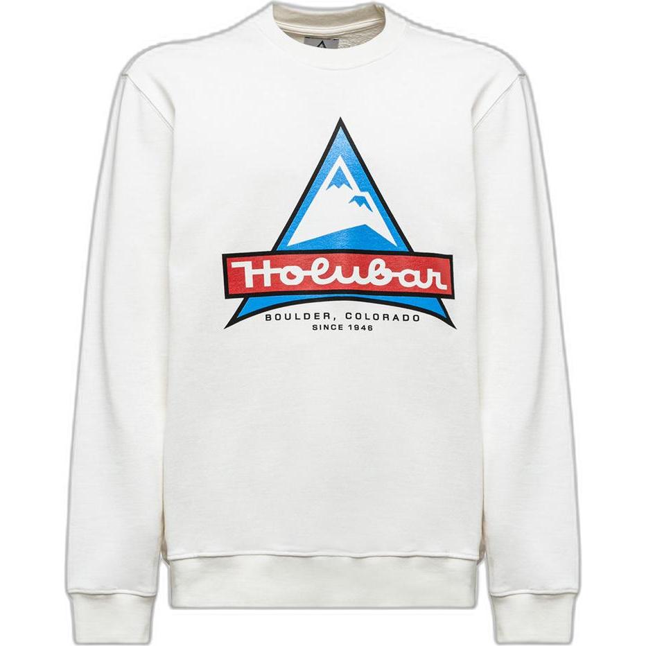 Holubar, Herren, Pullover, sweatshirt logo jj20, Weiss, (XL)
