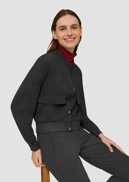 Actual product image S.Oliver Indoor-Jacke Blouson aus Interlock-Jersey (48)