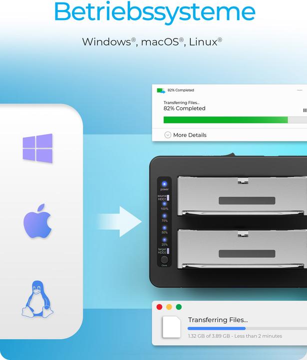 Produktbild Icy Box IB-1233CL-CR