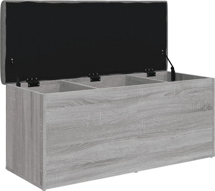 Immagine prodotto VidaXL Panca con contenitore Grigio Sonoma 102x42x45 cm (42 cm)
