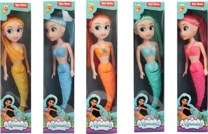 Actual product image Toi-Toys Mermaids Mermaid doll with bendable tail, 18 cm