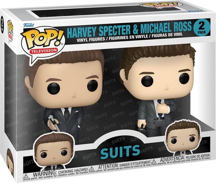 Image du produit Funko Suits POP! Vinyl Figuren 2er-Pack Harvey&Michael 9 cm