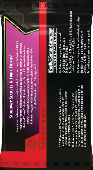 Image du produit Pokémon Shrouded Fable (Anglais, Bundle)