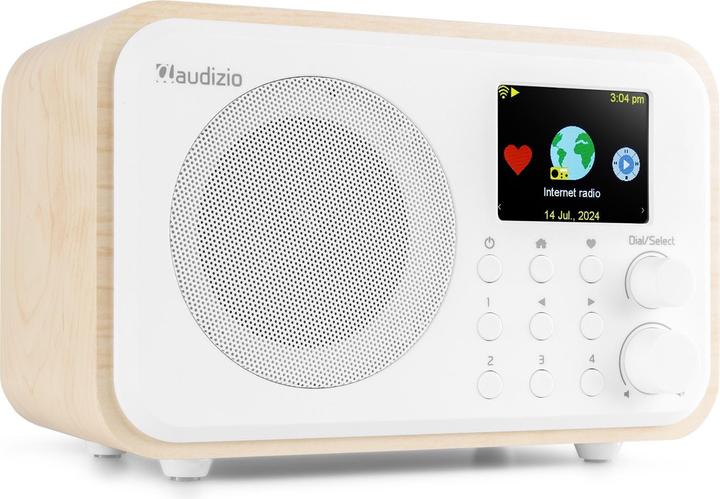 Produktbild Audizio DAB+ Radio Vicenza Weiss, Radio Tuner: Internetradio, FM (Internetradio, DAB+, FM, Bluetooth, WLAN)