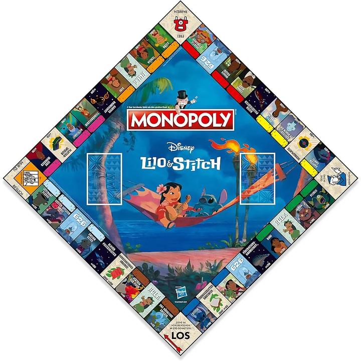 Productafbeelding Winning Moves Monopoly - Lilo & Stitch (Duits, 2 - 6 Spelers)