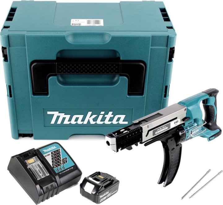 Immagine prodotto Makita DFR 750 RG1J Avvitatore a batteria con alimentatore automatico 18V 45-75mm + 1x Batteria 6,0A (Batteria ricaricabile)