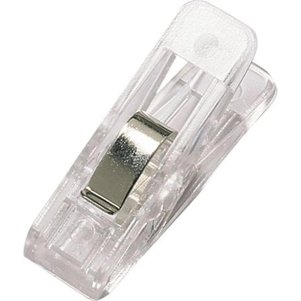 Laurel, Büroklammer, Briefklemmer Multi Clip Taifun 15x50mm VE=4 Stück kristall (1 x)