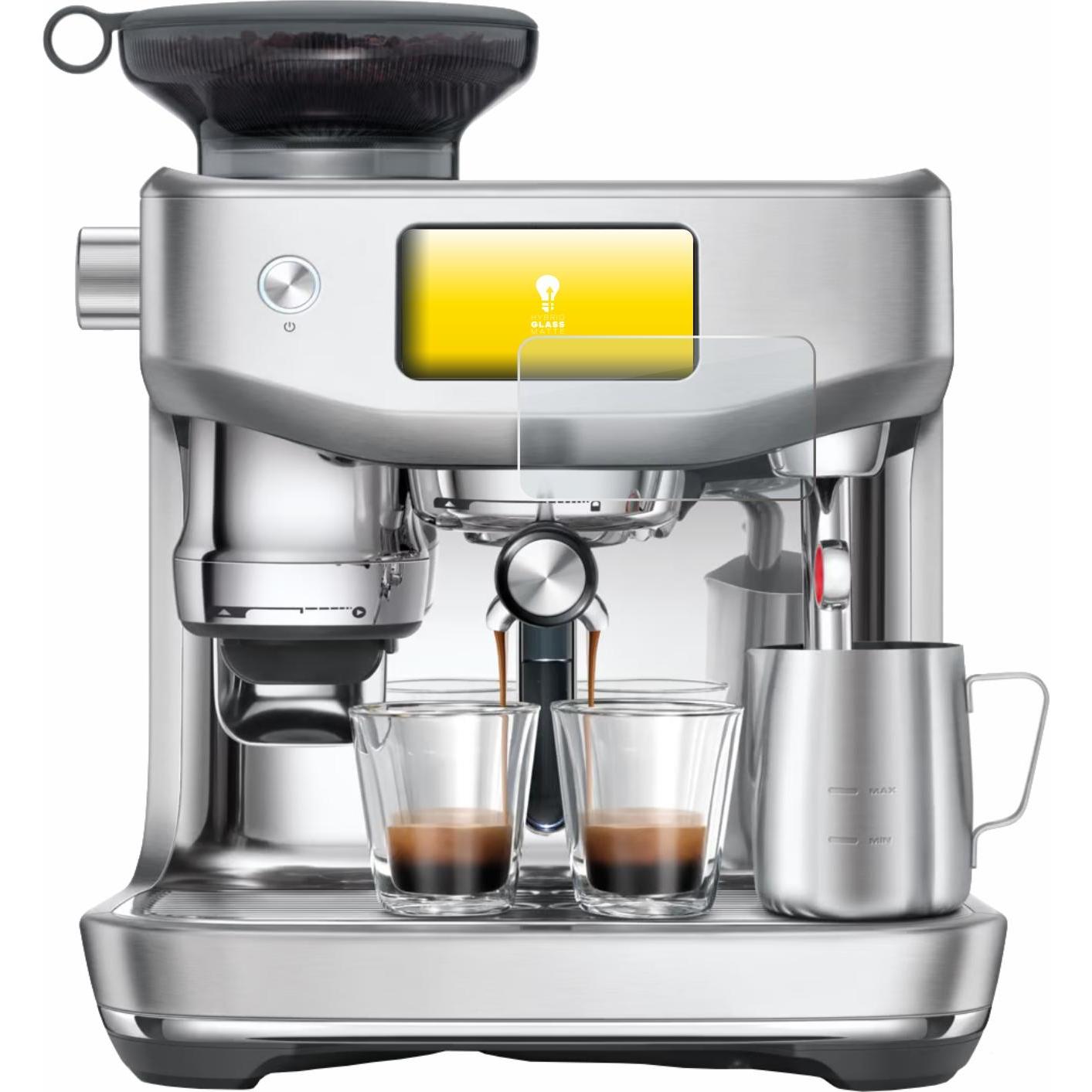 upscreen Schutzglas Schutzfolie Displayschutz Display Schutz Glas Folie matt, Zubehör Kaffeemaschinen, Grau