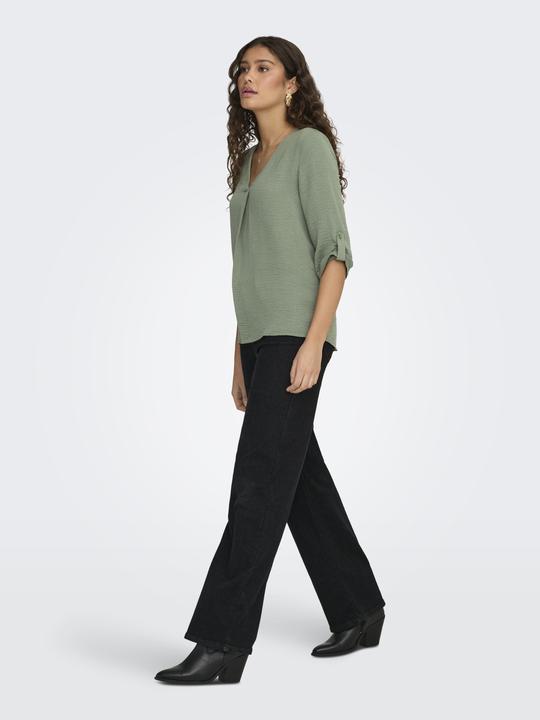 Produktbild JdY Einfarbiges Oberteil mit 3/4-Ärmeln (34)