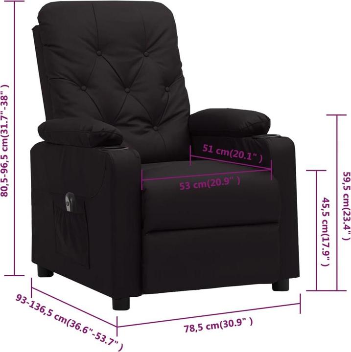 Produktbild vidaXL Relaxsessel elektrisch