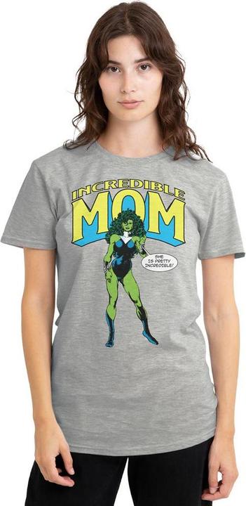 Produktbild She Hulk Incredible Mom TShirt meliert Muttertag (S)