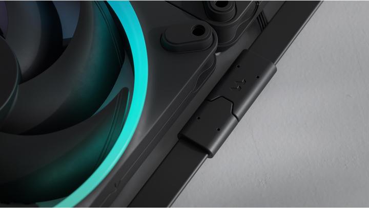 Actual product image Fractal D. Momentum 14 RGB Black (140 mm, 1 x)