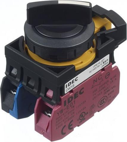 Produktbild Idec Switch, knob 3pos 2NO 22mm flsh mnt