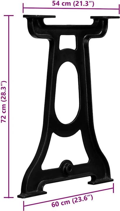 Produktbild vidaXL Esstischbein