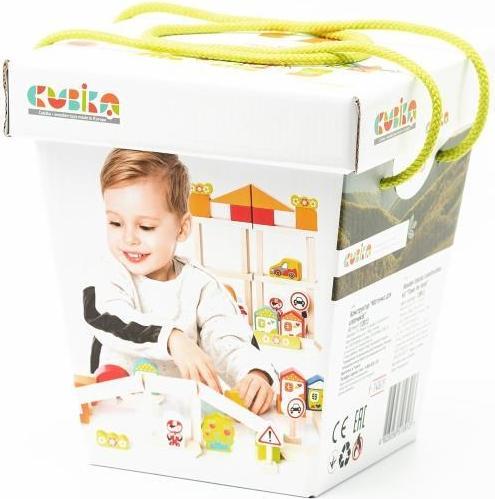 Immagine prodotto Cubika Blocchi di legno set traffico