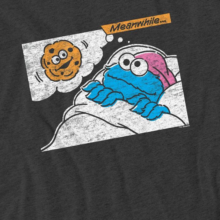 Produktbild Sesame Street Meanwhile TShirt meliert (M)